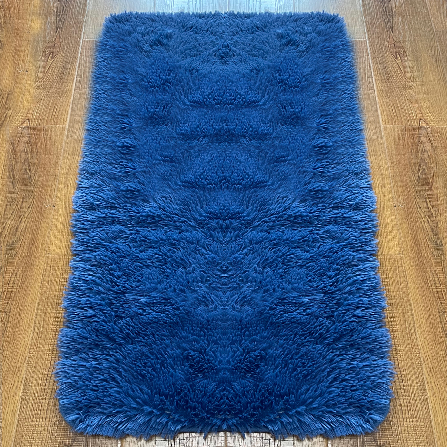 B BENRON Small Area Rug 2 x 3 Rug Navy Blue Bedroom Rug Shag Area Rugs  Washable Small Carpets for Entryway Kitchen Bedroom –